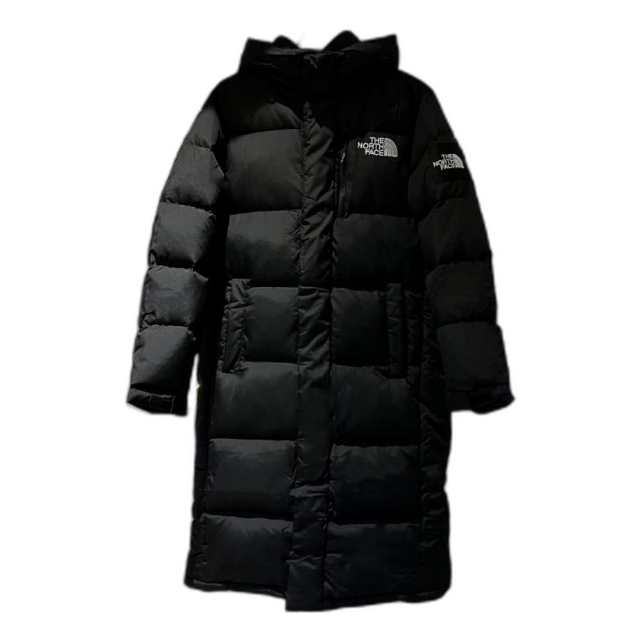 The North Face Long Hooded Down Puffer Coat – Black