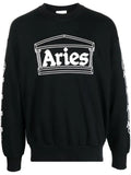 Aries logo-print long-sleeve top
