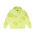 Denim Tears Neon Green Mono Wreath Hoodie
