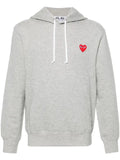 Comme Des Garçons Play heart-patch drawstring hoodie