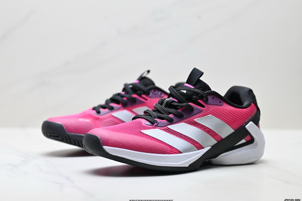 Adidas K81801650 Unisex Running Shoes | Sport-Ready Color Edition - 2 Colorways incl. White/Green & Pink/Black