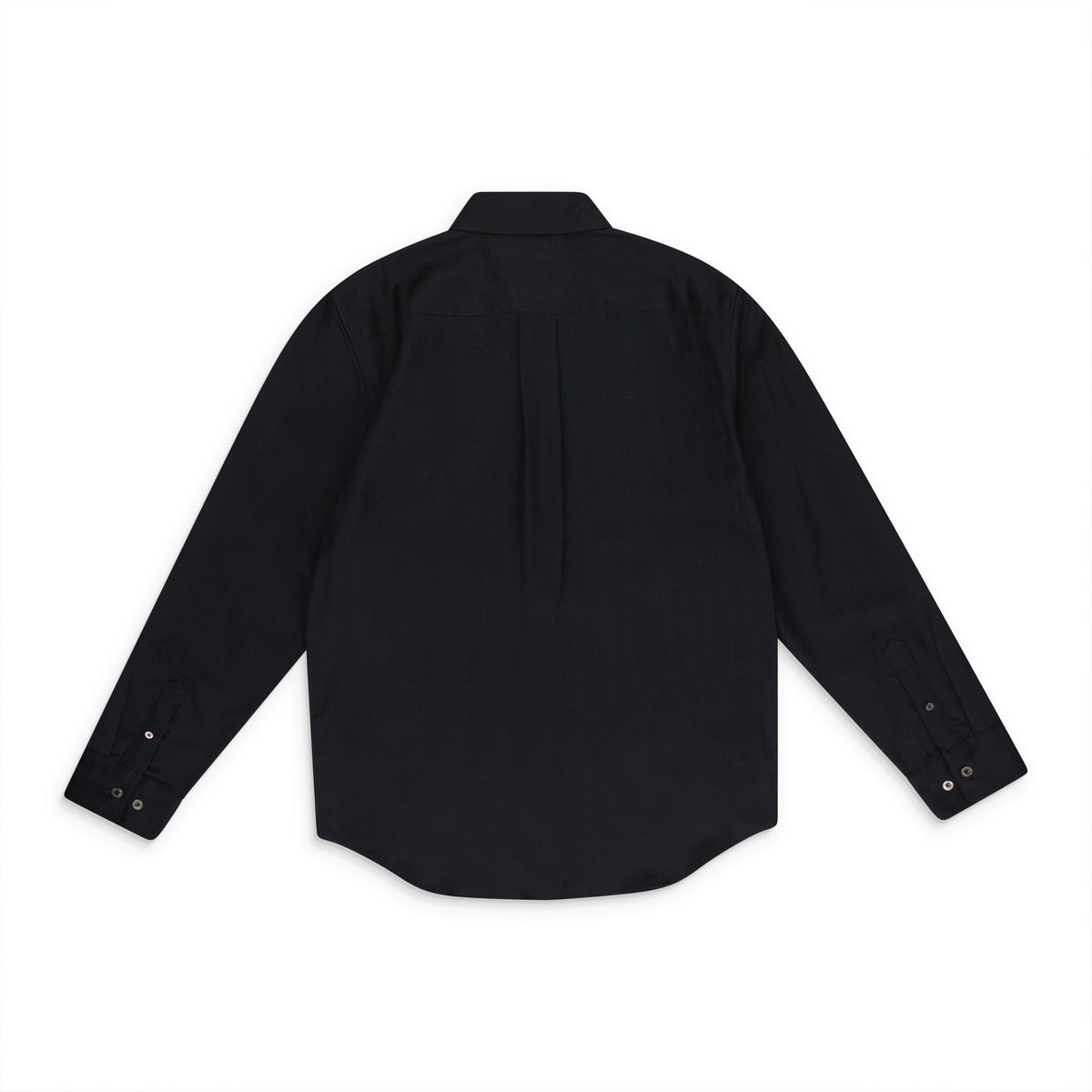 BLACK JACQUARD DICE BUTTON-DOWN SHIRT