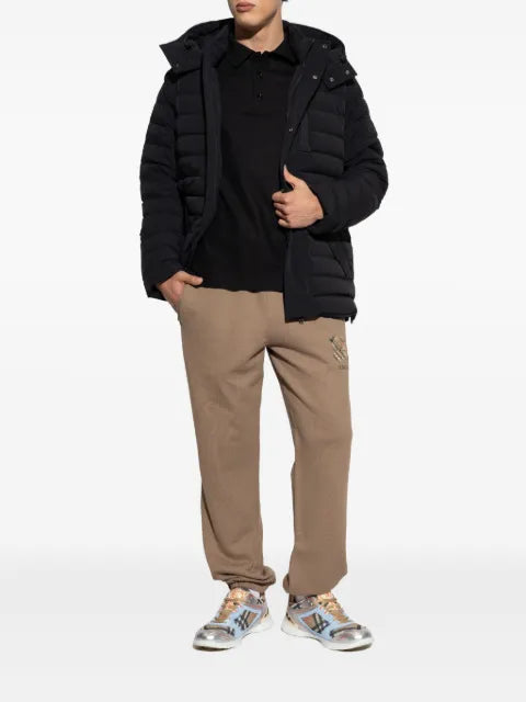 Moose Knuckles logo-patch padded jacket