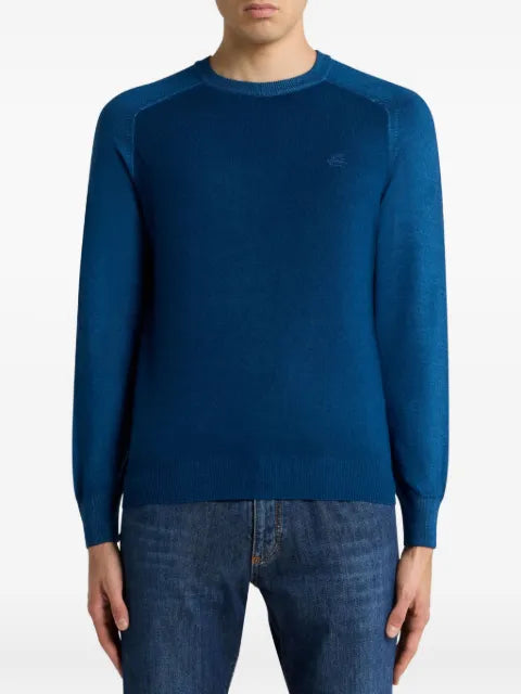 ETRO Pegaso-logo wool sweater