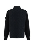 Stone Island quilted knitted-sleeve jacket