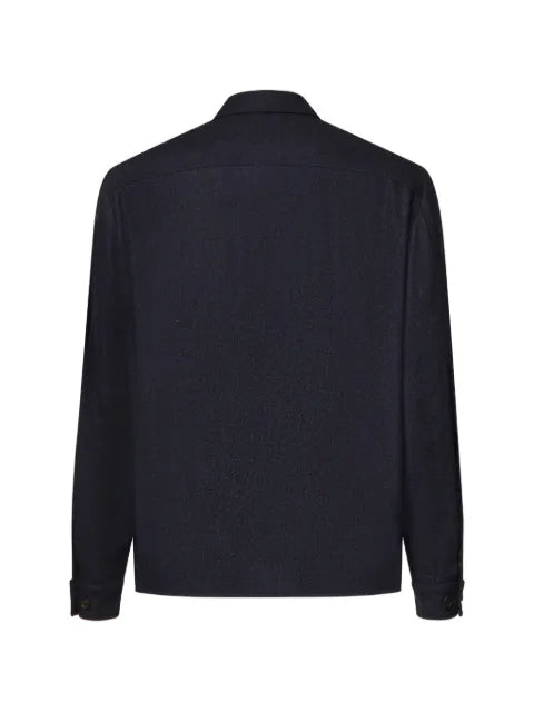 Eleventy button-fastening shirt jacket