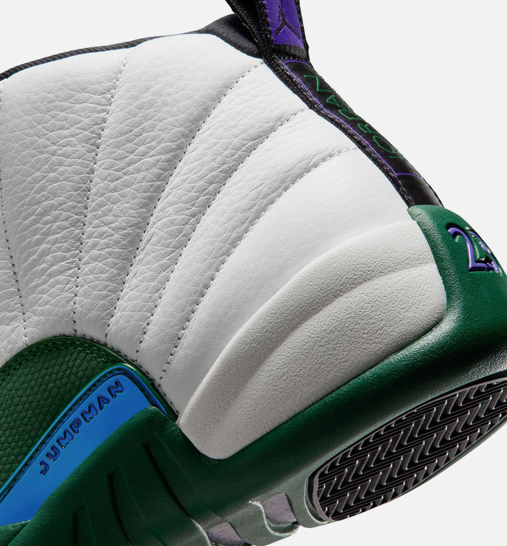 Air Jordan 12 Retro Idols Become Rivals – Men's Lifestyle Shoe in Summit White/Gorge Green/Fierce Purple