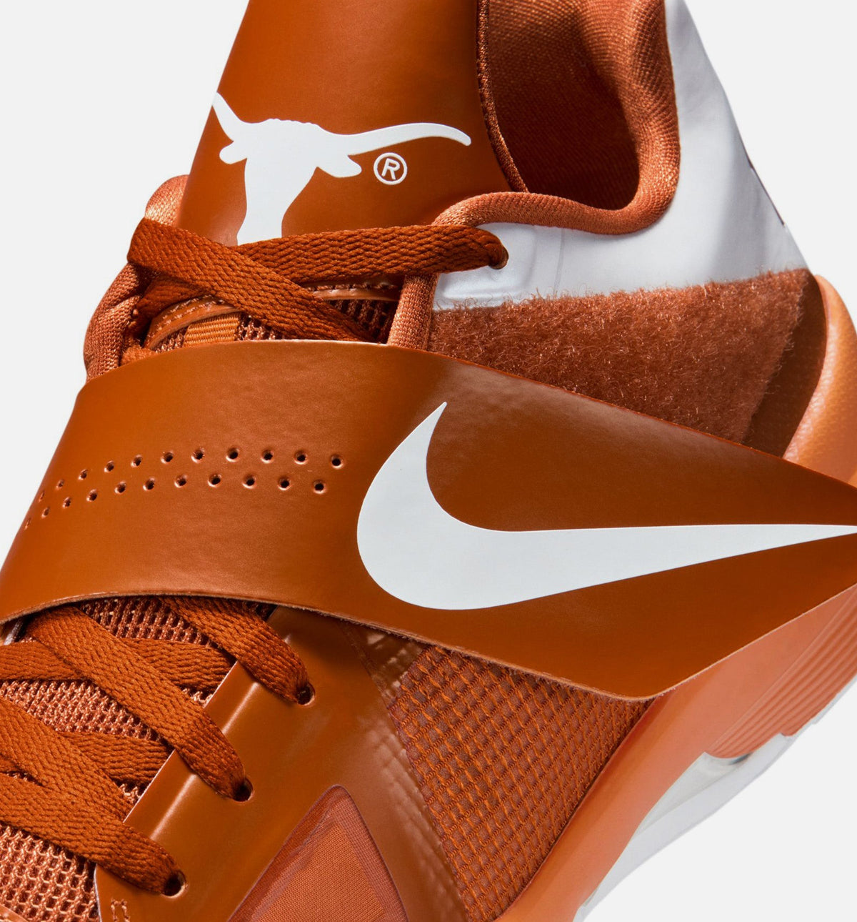 Zoom KD 4 Texas Longhorns Men's Lifestyle Shoe - Desert Orange/White