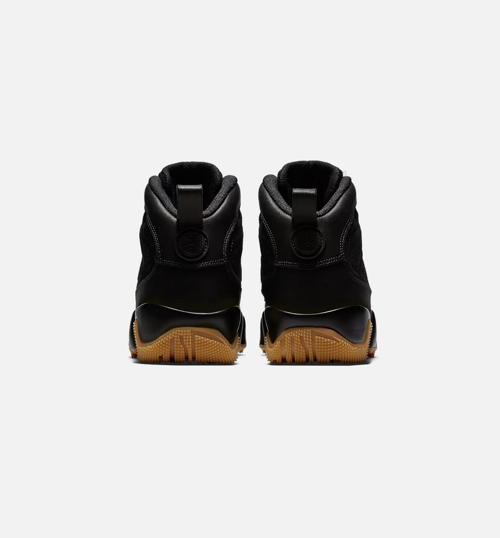 Air Jordan 9 Retro Men's Lifestyle Boots - Black/Black Gum/Light Brown