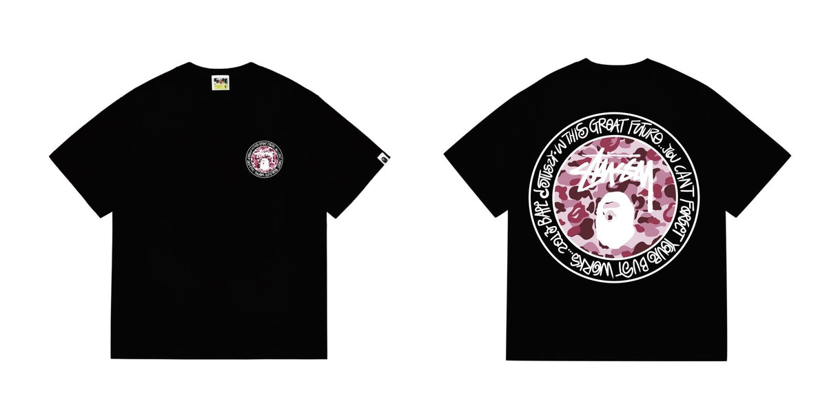 BAPE Light Circular Graphic Short-Sleeve T-Shirt