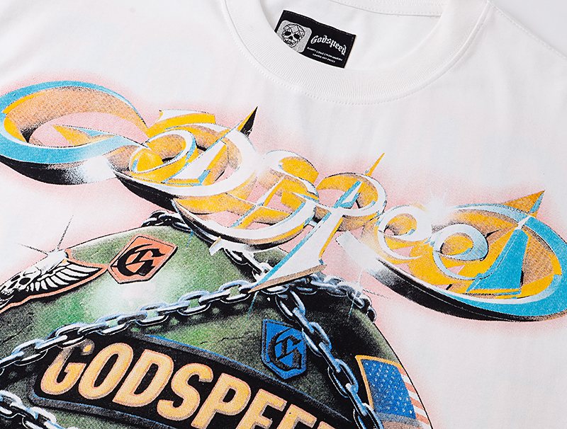 Godspeed Out of Many Skull Graphic T-Shirt