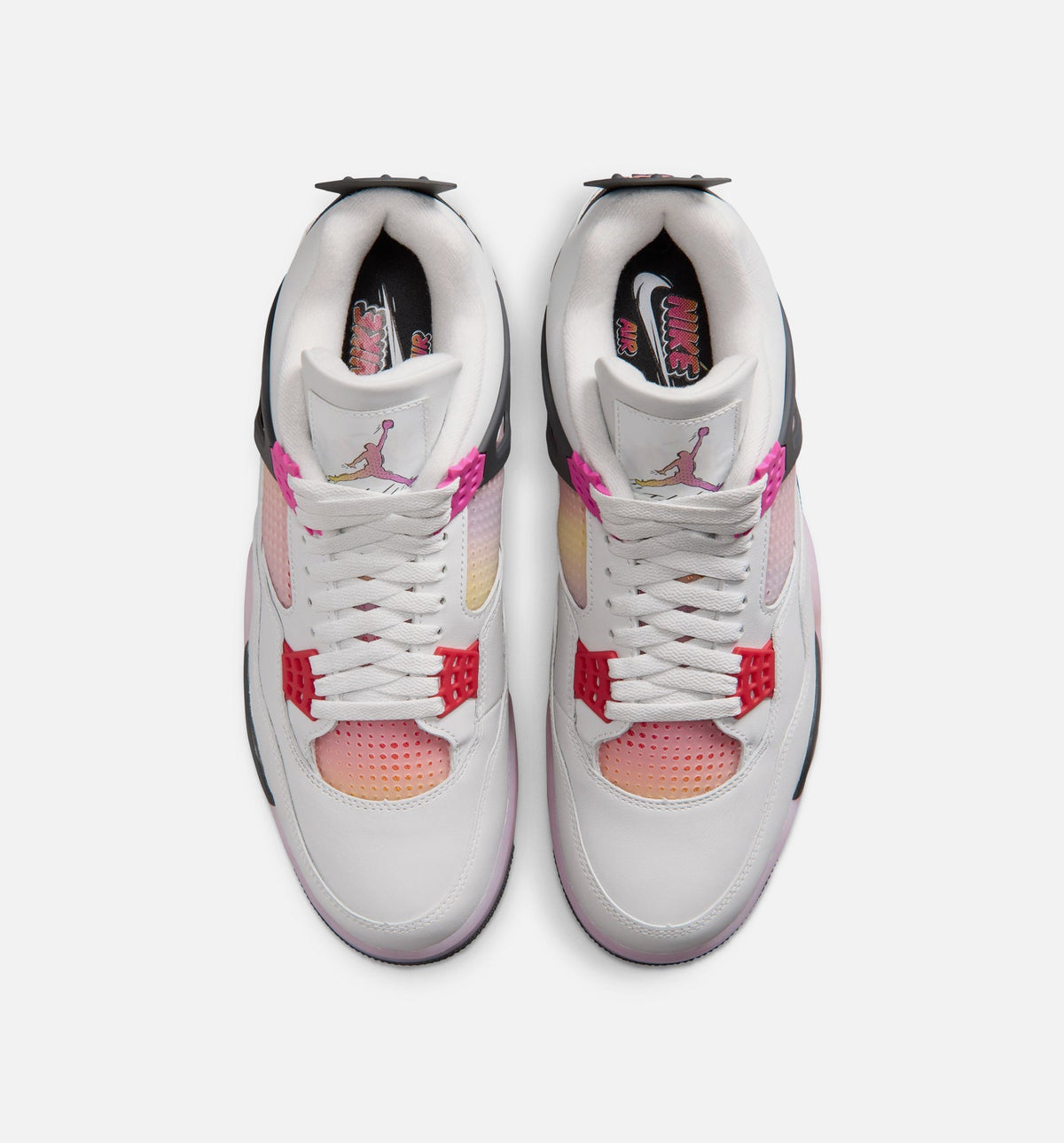 Air Jordan 4 Retro Comic Men's Shoe - Off-White/Fire Pink/Anthracite