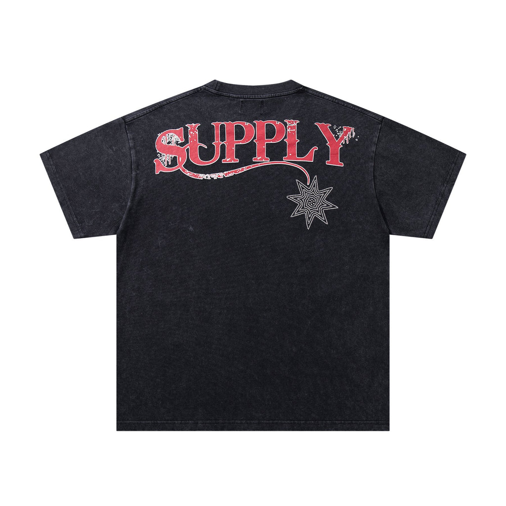 SUPPLY TEE Western Rider Graphic Short-Sleeve T-Shirt