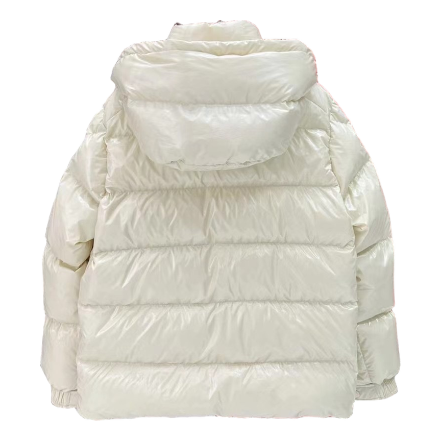 Moncler Maya 70th Anniversary Glossy Hooded Down Jacket