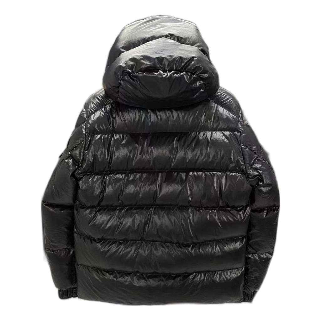 Moncler Maya 70th Anniversary Glossy Hooded Down Jacket