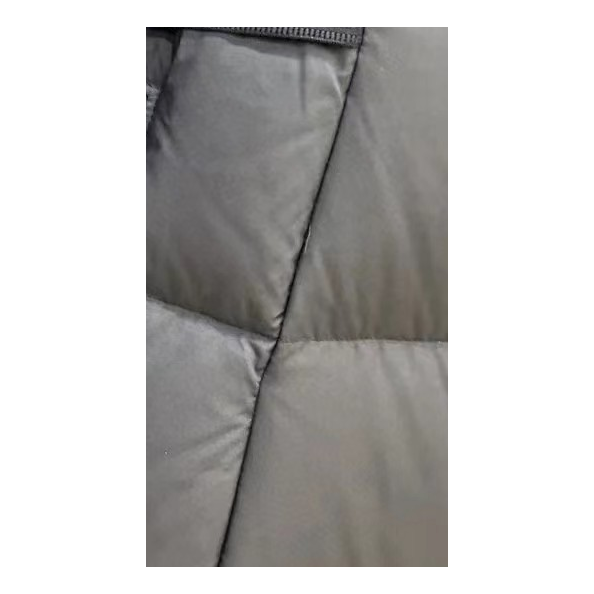 Moncler Fitted Long Down Coat with Drawstring Hood in Black