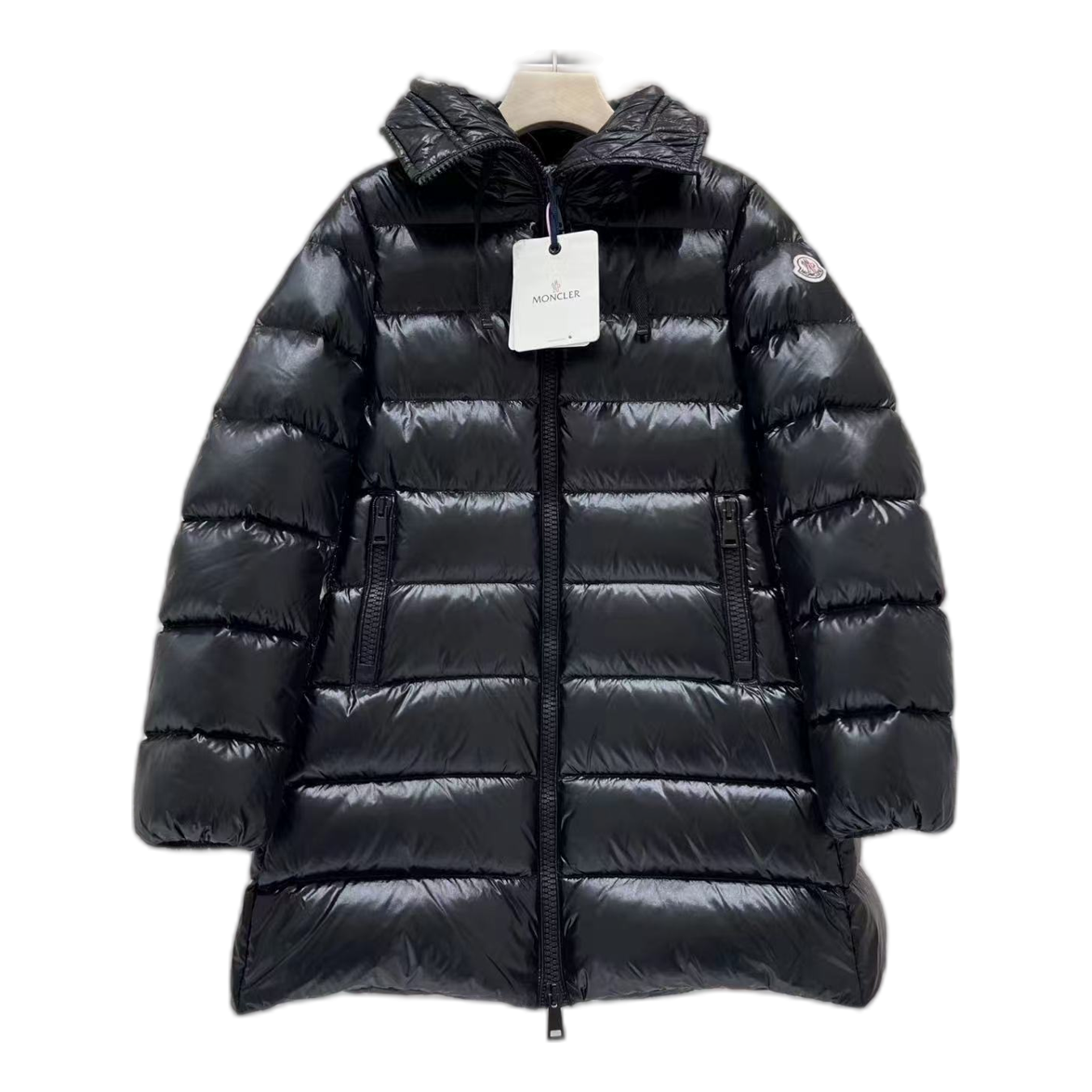 Moncler Suyen Hooded Down Puffer Coat – Black