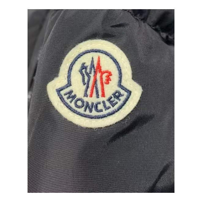 Moncler Fitted Down Puffer Jacket with Drawstring Hood