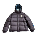Moncler Cyclone Convertible Down Puffer Jacket in Black