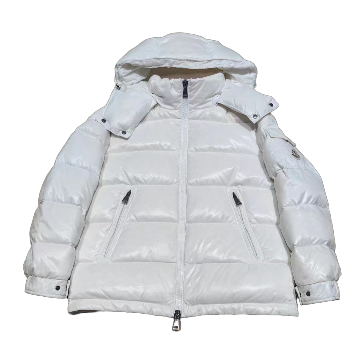 Moncler Maire Short Hooded Down Puffer Jacket