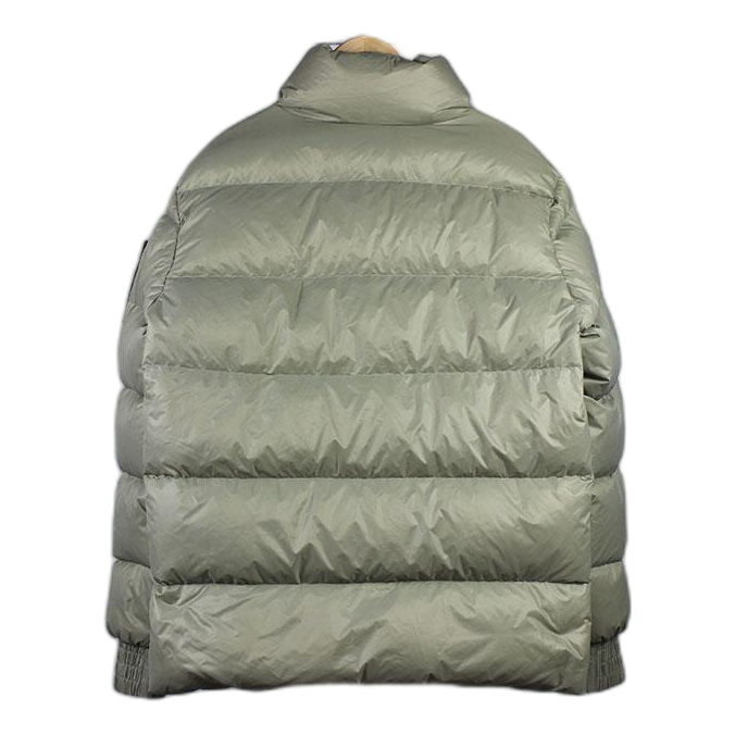 Moose Knuckles Stand-Collar Down Puffer Jacket – Sage Grey