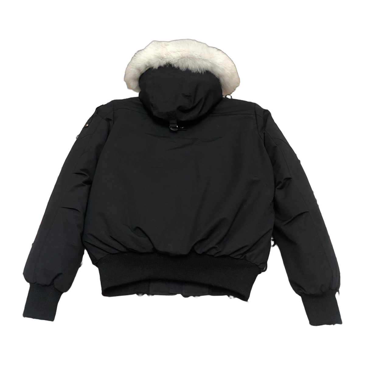 Moose Knuckles Men's Original Ballistic Shearling-Trim Down Bomber – Black